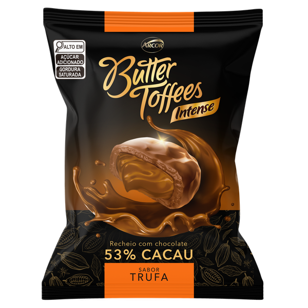 BALA ARCOR BUTTER TOFFE 53% TRUFA 90G