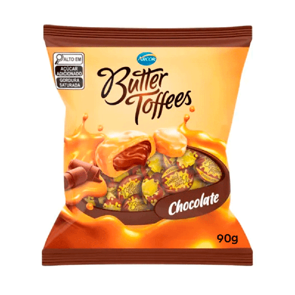 BALA ARCOR BUTTER TOFFES CHOCOLATE 90G