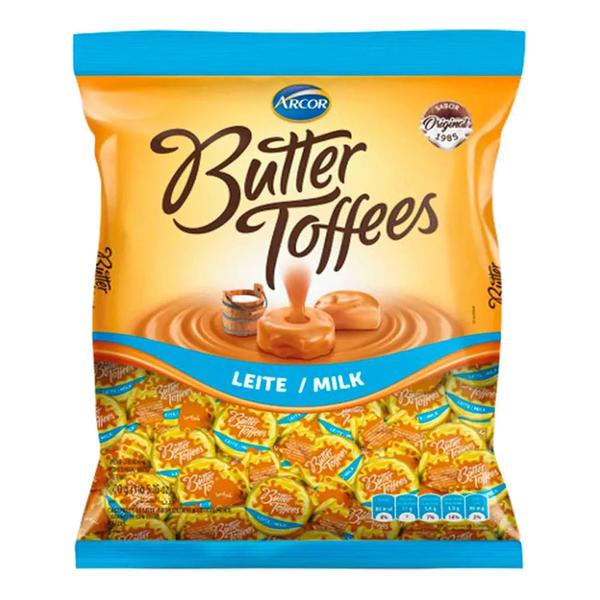 BALA ARCOR BUTTER TOFFES LEITE 90G