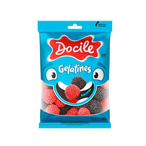BALA DOCILE GELATINES AMORAS 80G