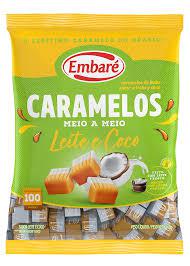 BALA EMBARE CARAMELO LEITE/COCO 660G