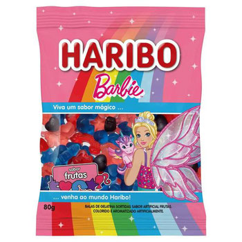 BALA HARIBO GEL BARBIE FANTASY 80G