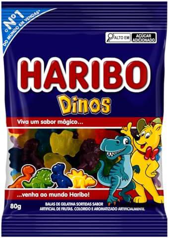 BALA HARIBO GEL DINO 80G