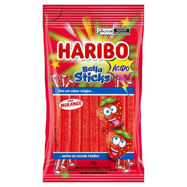 BALA HARIBO GEL MOR ACIDO 70G