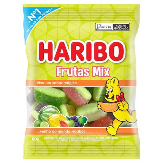 BALA HARIBO GEL URSINHOS FRUTAS MIX 80G