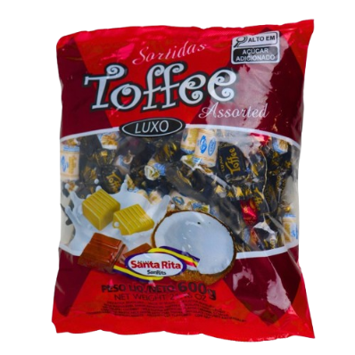 BALA SANTA RITA TOFFE SORT 600G