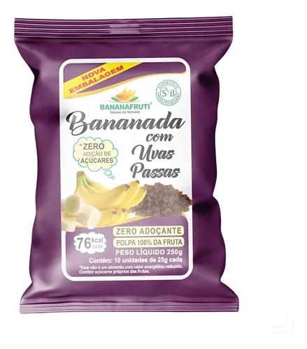 BANANADA  BANANAFIT UVA PASSAS 250G