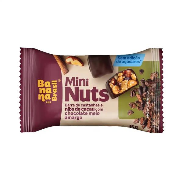 BARRA BANANA BRASIL MINI NUTS CHOCOLATE