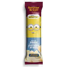 BARRA BANANA BRASIL MINIONS CHOC BCO 22G