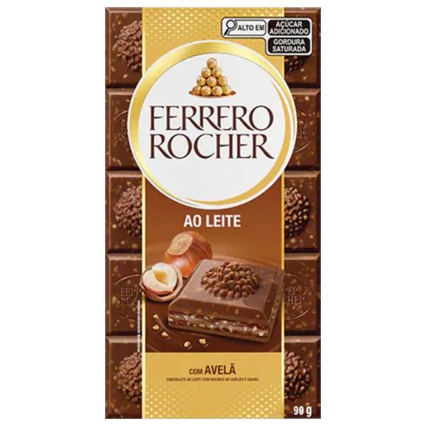 BARRA CHOC FERRERO ROCHER TABLETE LEITE