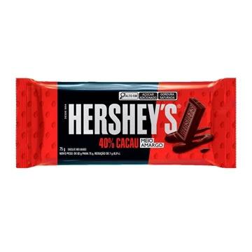 BARRA CHOC HERSHEYS MEIO AMARGO 75G