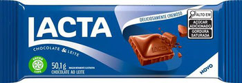 BARRA CHOC LACTA AO LEITE 50,1G