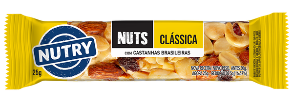 BARRA NUTRY NUTS CLASSICA 25G
