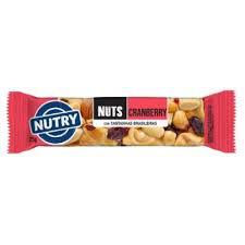 BARRA NUTRY NUTS CRANBERRY 25G