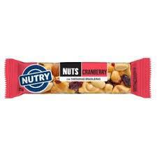 BARRA NUTRY NUTS CRANBERRY 25G