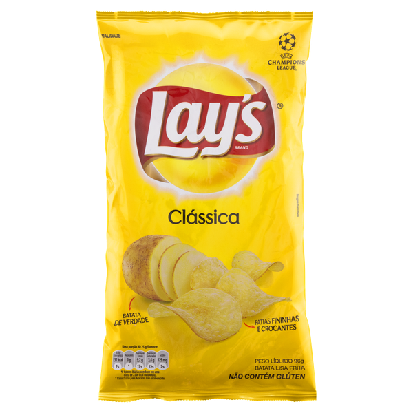 BATATA ELMA CHIPS LAYS CLASSICA 80G