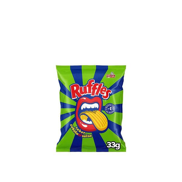 BATATA ELMA CHIPS RUFFLES CEB/SALSA 33G