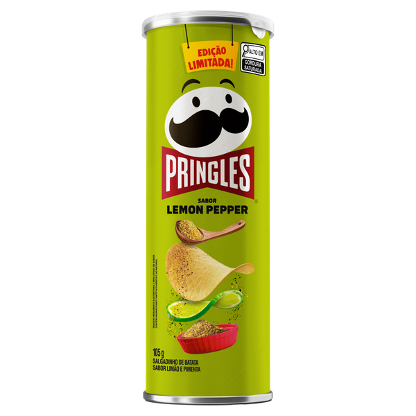 BATATA PRINGLES LEMON PEPPER 105G