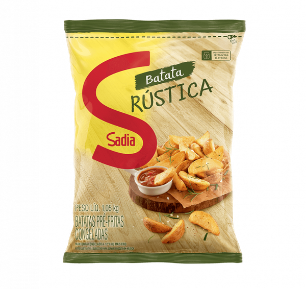 BATATA SADIA PRE FRITA CONG RUSTICA 1,05KG