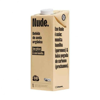 BEBIDA AVEIA ORGANICA BAUNILHA NUDE 1L