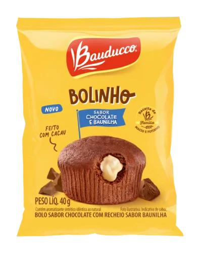 BISCOITO BAUDUCCO BOLINHO BAUN/CHOC 40G