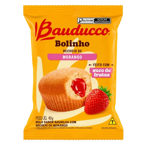 BISCOITO BAUDUCCO BOLINHO MOR/BAU 40G