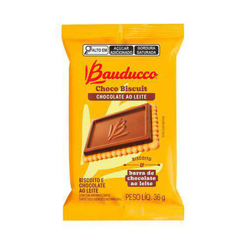 BISCOITO BAUDUCCO CHCOBIC CHOC LEITE 36