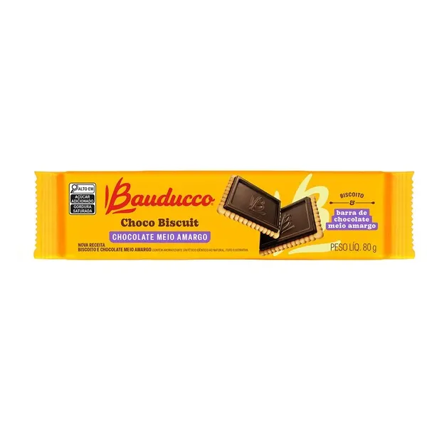BISCOITO BAUDUCCO CHOC BISC MEIO AMARGO