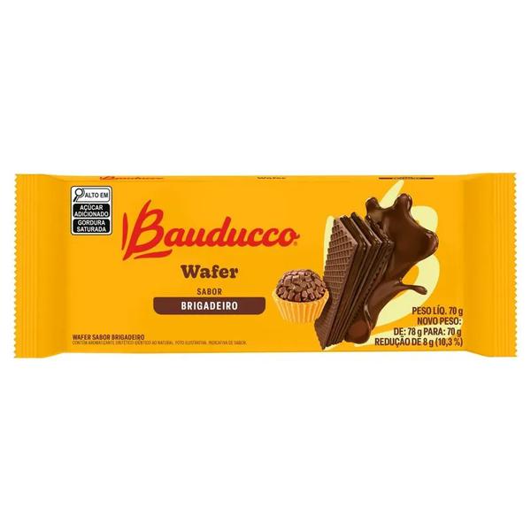 BISCOITO BAUDUCCO WAFFER BRIGADEIRO 70G