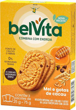 BISCOITO BELVITA MEL CACAU 75G