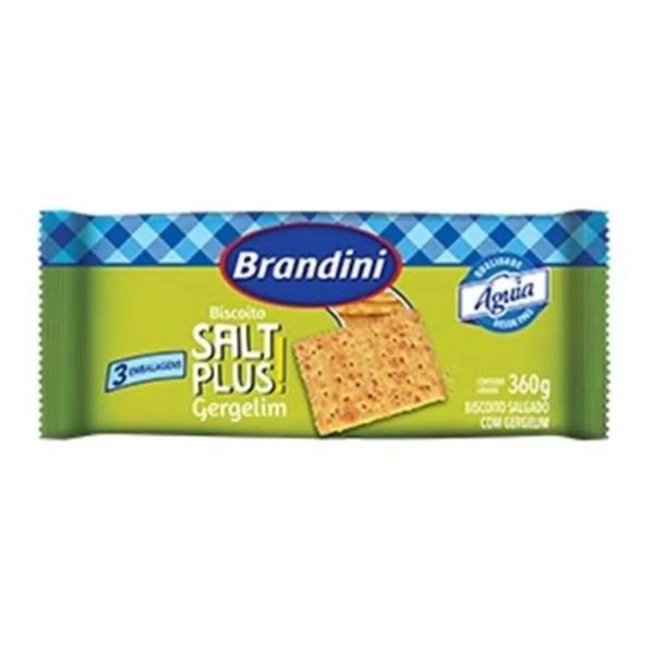 BISCOITO BRANDINI SALT PLUS GERGELIM 360