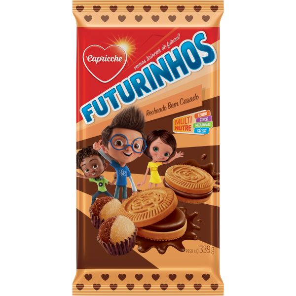 BISCOITO CAPRICCHE FUTURIN RECH BEM CASA