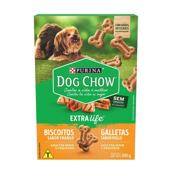 BISCOITO DOG CHOW CAES AD/MED/GRA FRANGO