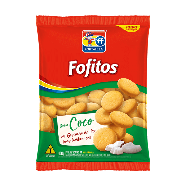 BISCOITO FORTALEZA COCO FOFITOS 400G