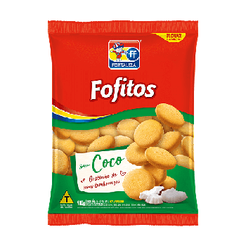 BISCOITO FORTALEZA COCO FOFITOS 400G