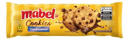 BISCOITO MABEL COOKIES BAUNILHA C/CHOCOL