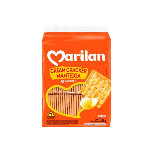 BISCOITO MARILAN CREAM CRACKER MANTEIGA