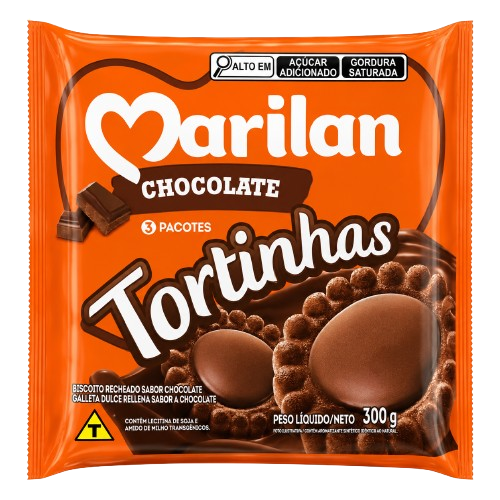 BISCOITO MARILAN TORTINHA CHOCO 300G