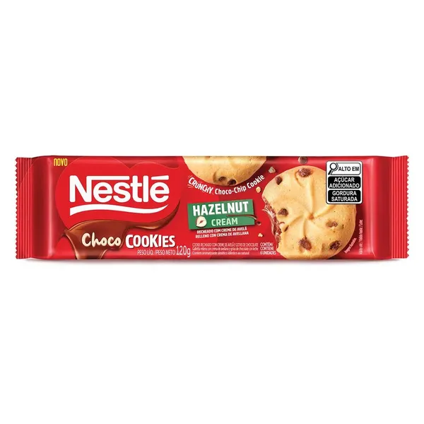 BISCOITO NESTLE COOKIES RECH AVELA 120G