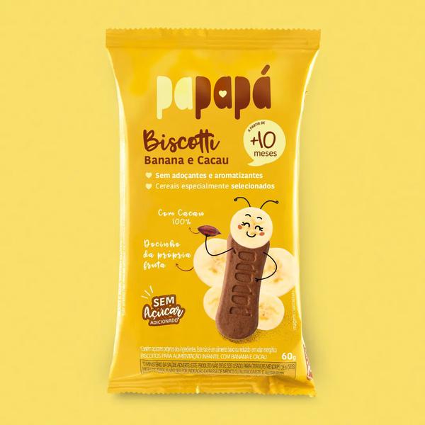 BISCOITO PAPAGA INF BANANA E CACAU