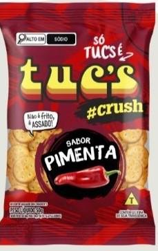 BISCOITO TUCS SALGAD CRUSH PIMENTA 50G