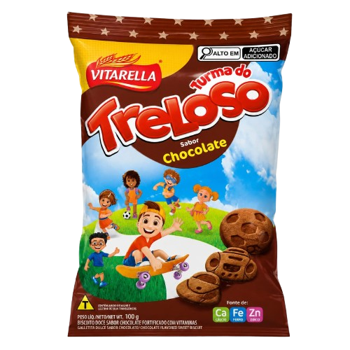 BISCOITO VITARELLA TURMA TRELOSO CHOC 10