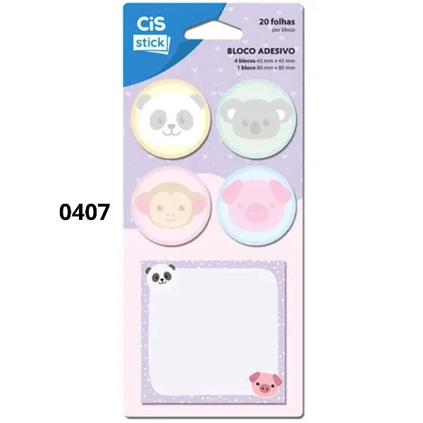 BLOCO ADESIVO CIS 5 MODELOS C/20 R553436