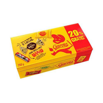 BOMBOM GAROTO SORTIDOS GTS 20% 250G