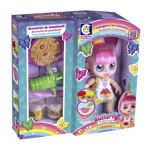 BONECA COTIPLAS BUTTERFLY RAINBOW ESPAGU