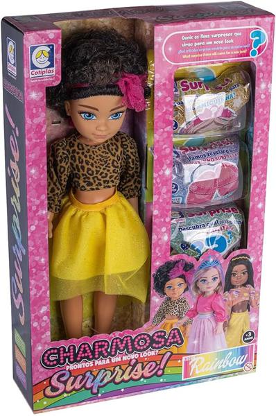 BONECA COTIPLAS CHARMOSA SURPRISE CABELO