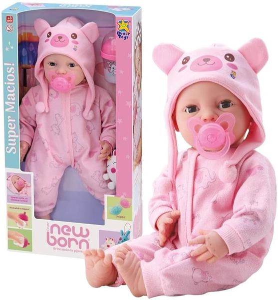 BONECA DIVERTOYS DIVER NEW BORN BRIN PIJ