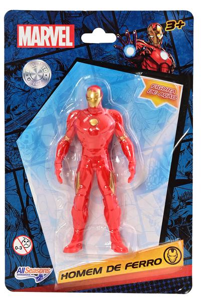 BONECO MARVEL HOMEM FERRO ALL SEASONS 9.