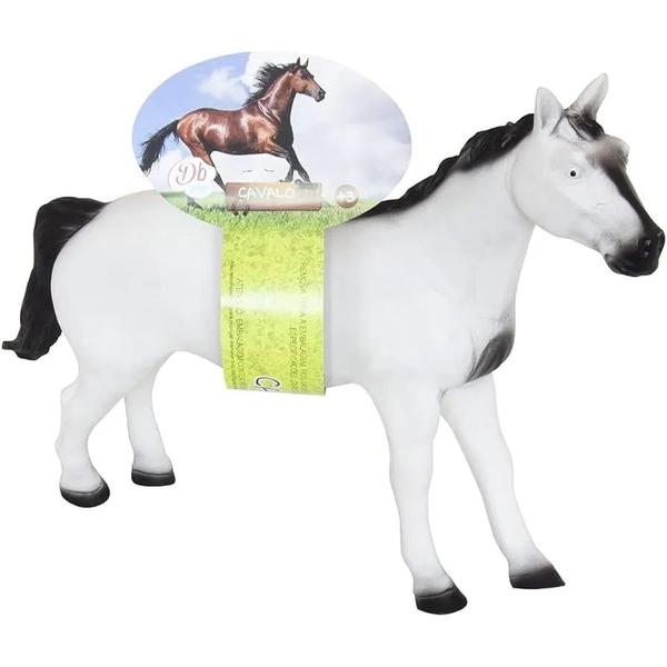 BRINQ DB PLAY CAVALO BCO C/SELA VINIL PR