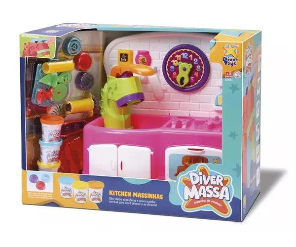 BRINQ DIVERTOYS DIVER MASSA COZINHA C/MA